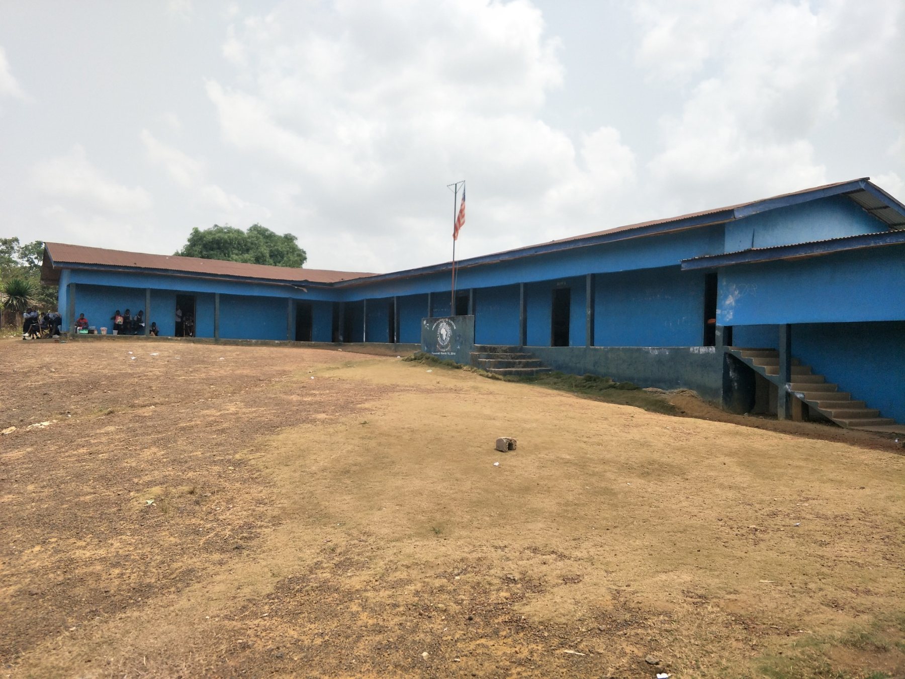 Children of Africa School System campus in Bong Mines